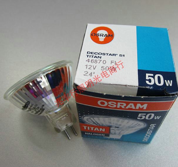 歐司朗OSRAM 46870FL 鹵素燈杯 12V50W 燈杯 24度