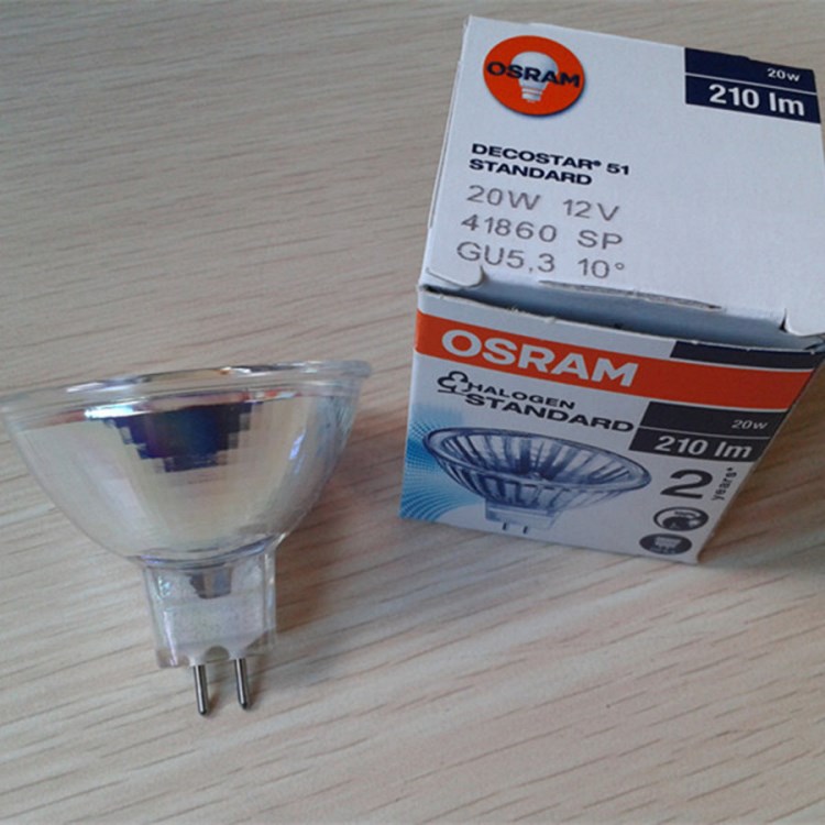 OSRAM歐司朗41860 SP 12V20W 10&deg; GU5.3儀器設備專用鹵鎢燈
