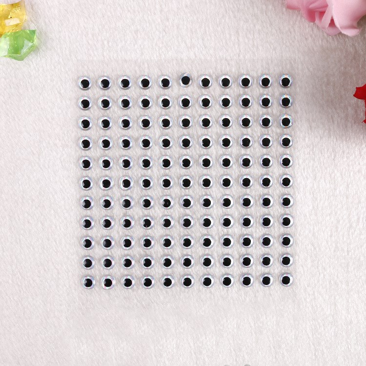 長期供應透明水晶滴膠鐳射膜魚眼睛彩色印刷水晶滴塑眼睛貼