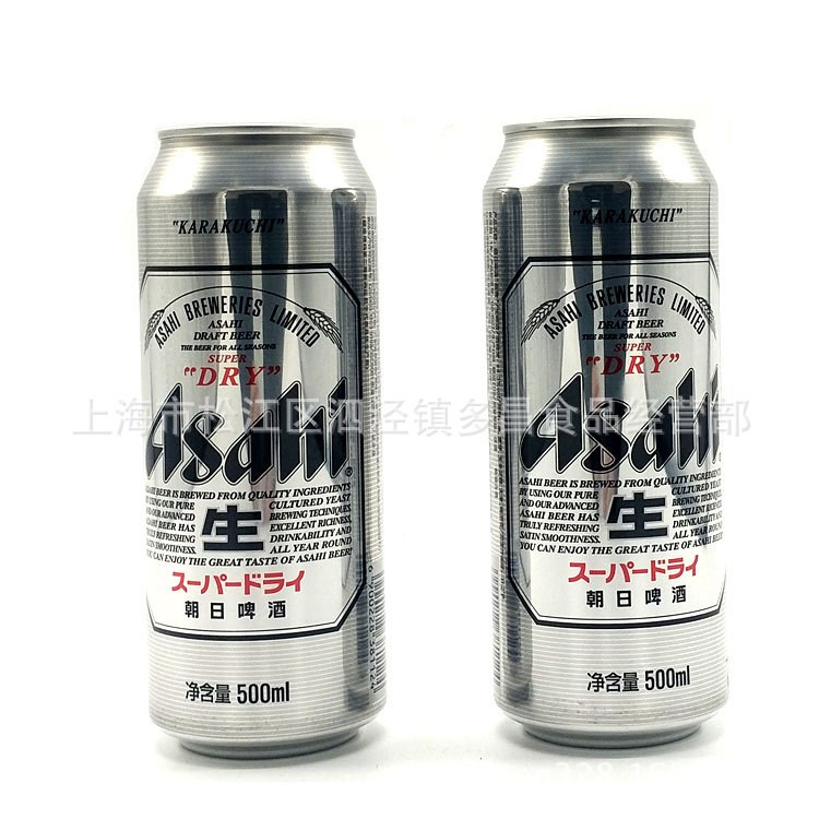 朝日 ASAHI  超爽生啤酒 500ml*24罐 听装 整箱  整箱