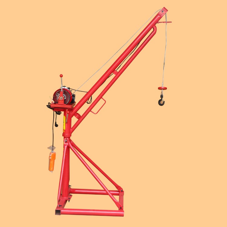 廠家供應(yīng)PA600型360度旋轉(zhuǎn)吊運(yùn)機(jī)離合式家用小吊機(jī)室外提升機(jī)