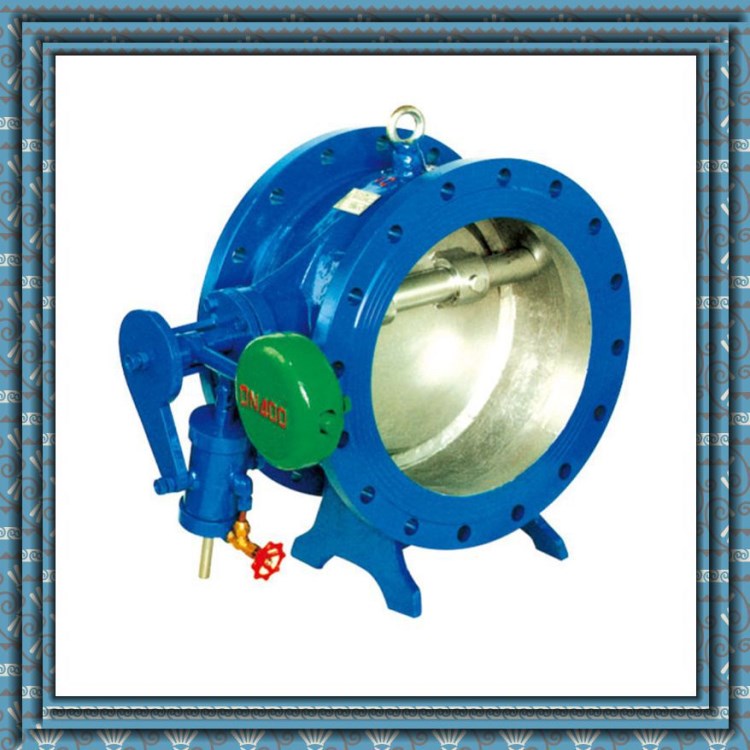 廠家直銷 上海良工/歐特萊/開維喜/標一HH47X/H蝶式緩沖止回閥