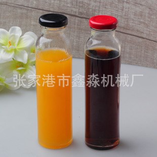 玻璃瓶果汁熱灌裝機(jī) 玉米汁 豆奶 豆?jié){灌裝生產(chǎn)線 飲料機(jī)械 芒果