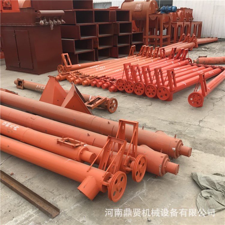 管式無軸螺旋輸送機 不銹鋼螺旋上料機設備 移動式螺旋提升機