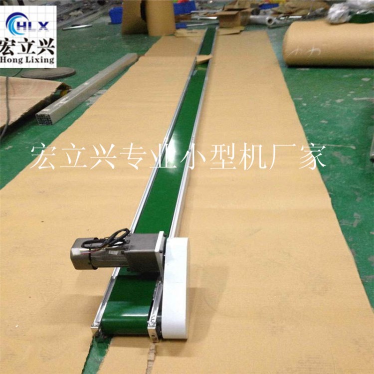 沖床全自動送料機微型輸送機小型皮帶線傳器PVC桌面式傳送機廠家