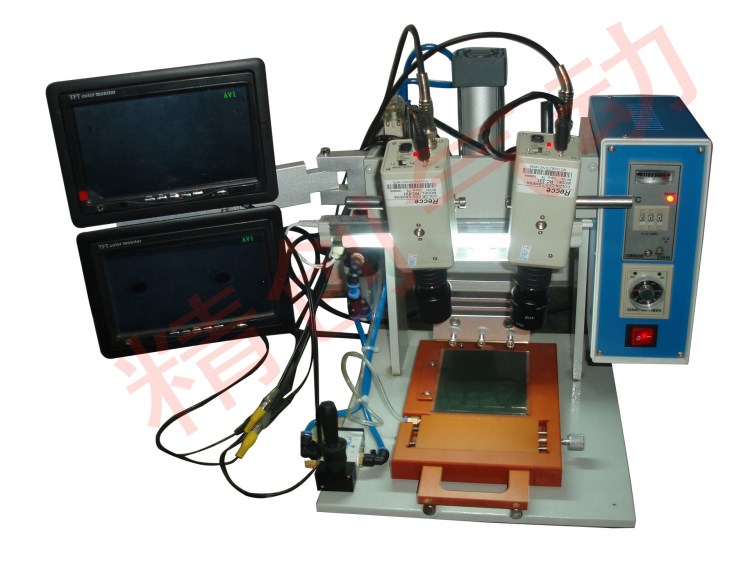 手機屏維修壓排線熱壓設(shè)備|ACF貼附設(shè)備|雙壓頭脈沖式設(shè)備