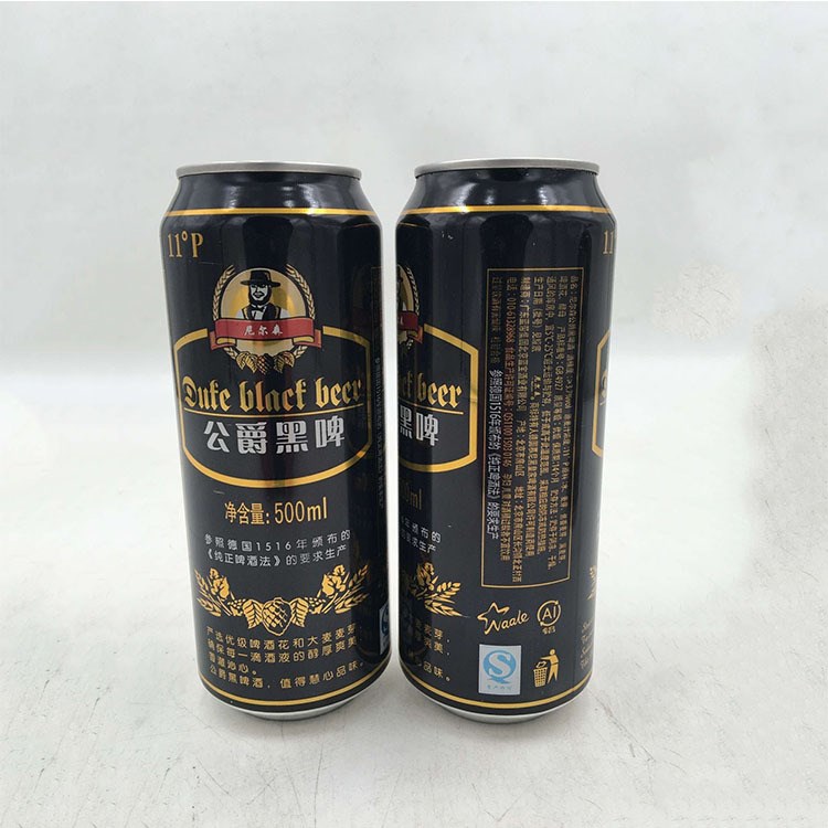 啤酒德國啤酒500ml聽裝公爵黑啤 易拉罐裝12*500ml啤酒批發(fā)