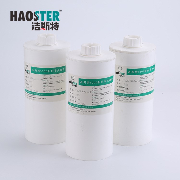 LED散熱硅膠.高導熱系數散熱膏,高導熱絕緣有機硅材料3203W-BL