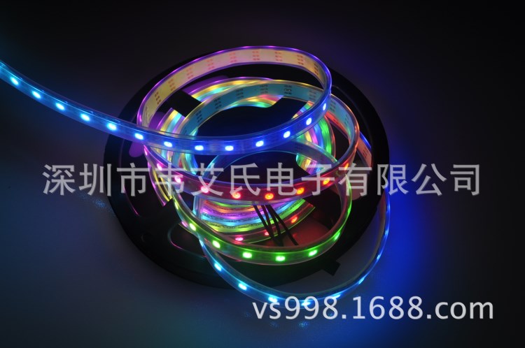 幻彩2812B 60燈 內(nèi)置IC RGB 5050 12V 幻彩跑馬燈條