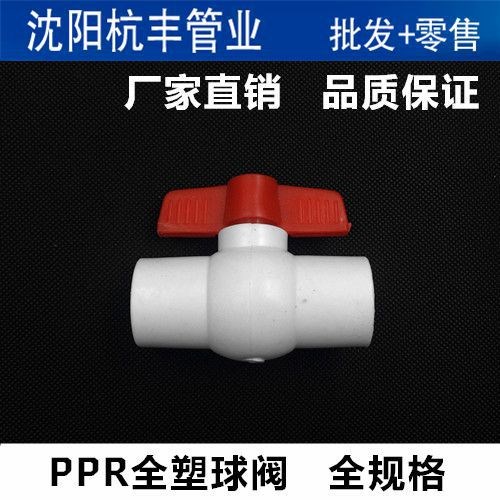 厂家直销PPR水管管件 PPR全塑红柄球阀 PPR阀门 全新料