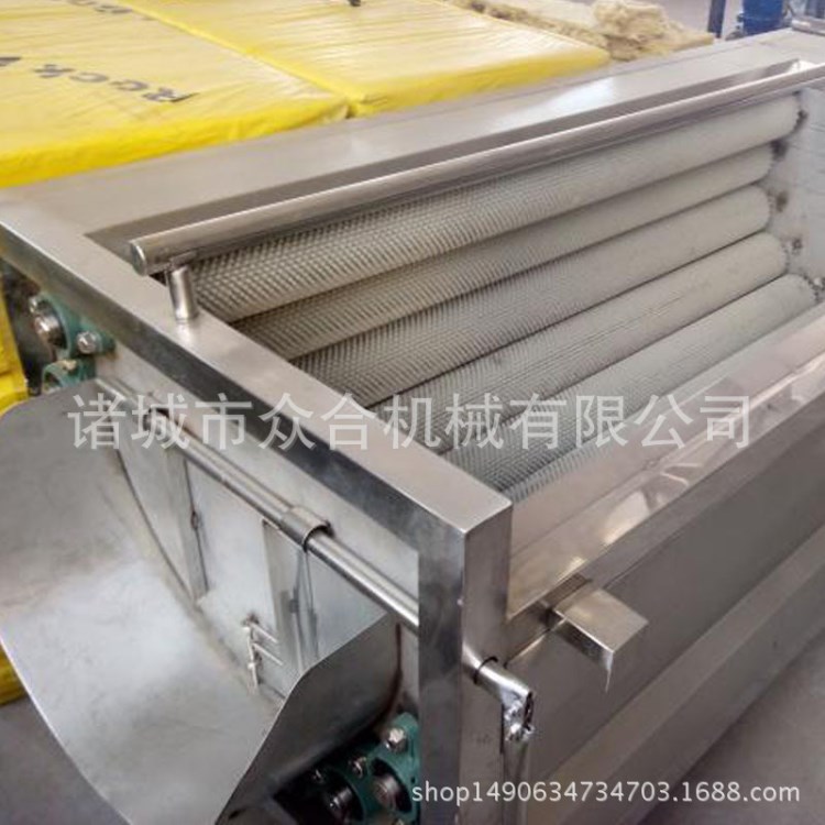 不銹鋼土豆清洗機 毛刷式清洗去皮機  整機304材質