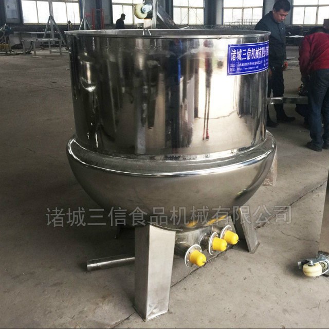 廠家直銷電加熱夾層鍋 肉制品鹵煮鍋 立式不銹鋼導熱油品質(zhì)