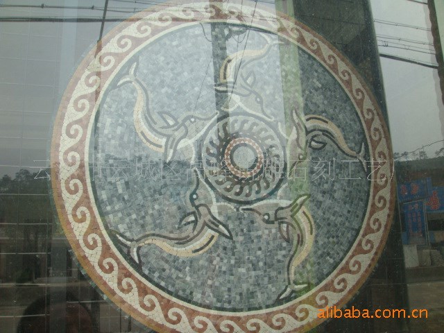 2962#出口希臘大理石馬賽克藝術(shù)拼圖Marble Mosaic Pattern