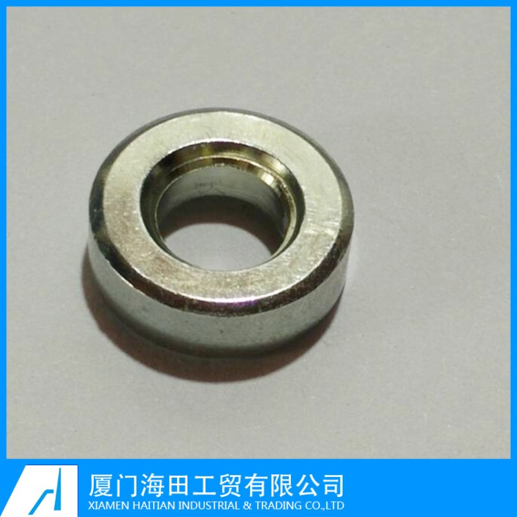 廠家直銷 圓螺母 鋼嵌入式圓螺母 鐵管內(nèi)套牙