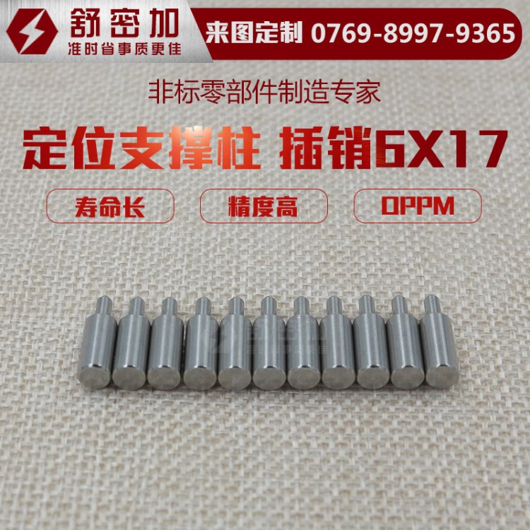 舒密加 非標(biāo)零部件定制 定位支撐柱 插銷6x17