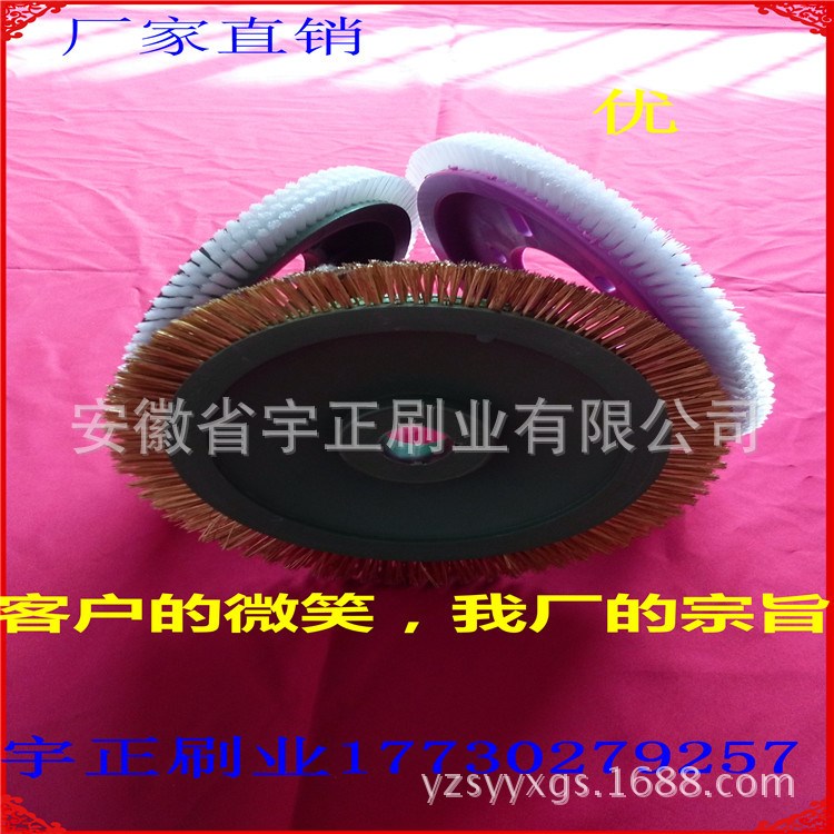 廠家供應(yīng)力根定型機(jī)毛刷輪 染整豬鬃毛刷盤(pán) 尼龍鋼絲力根圓盤(pán)刷