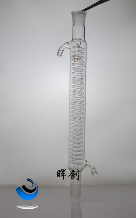 蒸餾  回流 磨口標(biāo)準(zhǔn)口 蛇形冷凝管800MM/24*24