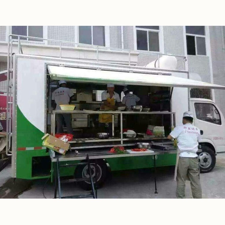 营口东风流动餐饮车 美食快餐车/饮品小吃烧烤售货车冷饮车