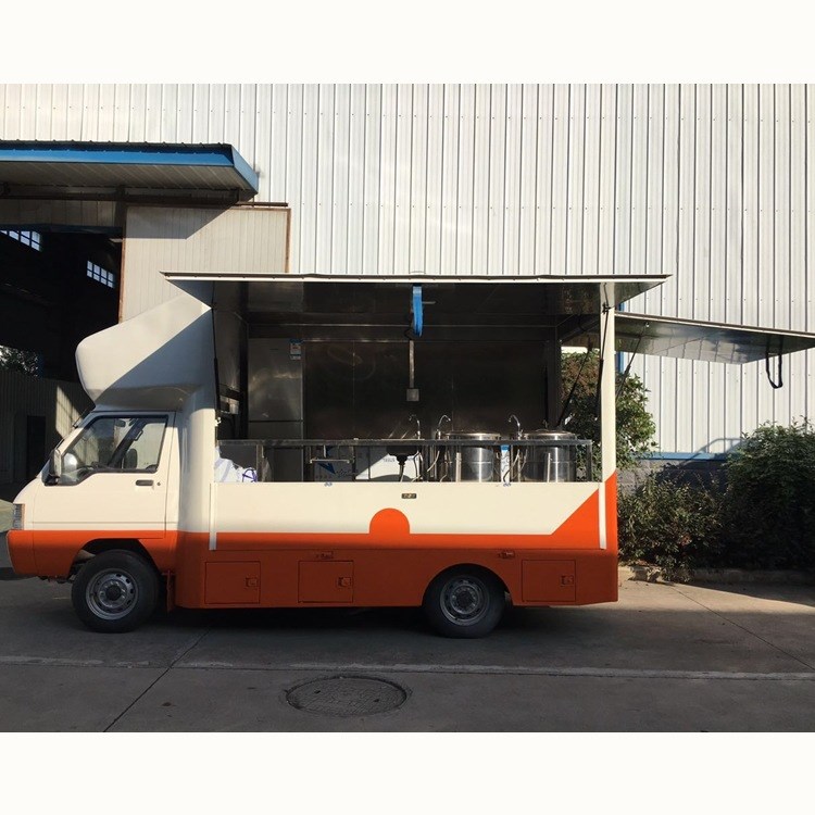 通化东风流动餐饮车 美食快餐车/饮品小吃烧烤售货车冷饮车