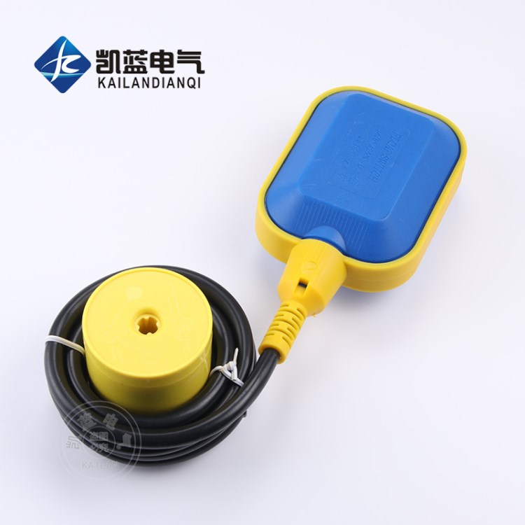 電纜式浮球開(kāi)關(guān) 水位液位開(kāi)關(guān) 自動(dòng)水泵控制器 塑料扁球 2米