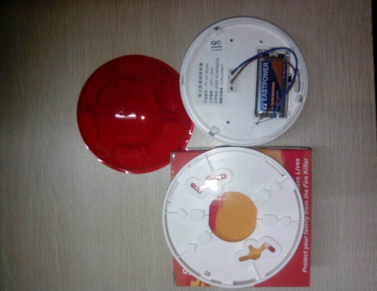 東莞220伏獨立煙感 交流供電煙霧報警器 220V感煙探測器