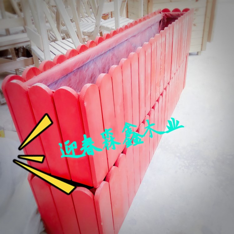 長方形防腐木花槽成都防腐木花箱 實木 戶外 訂做廠家直銷木花箱