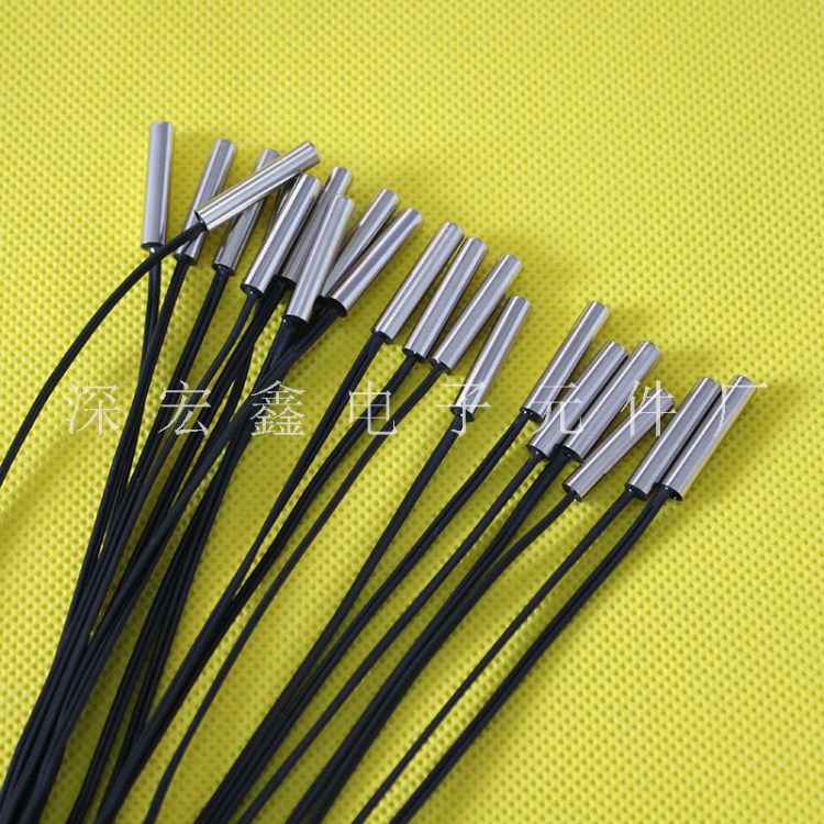深圳廠家直銷(xiāo)性能穩(wěn)定4*20圓柱體溫度探頭100K3950NTC溫度傳感器