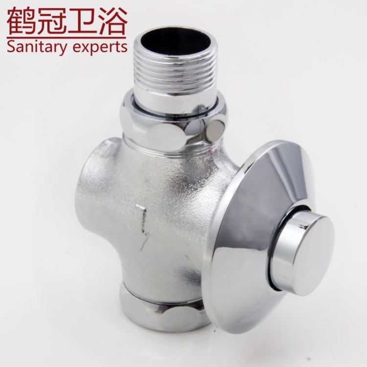 廠家直銷 銅暗裝沖洗閥 手按大便沖洗閥  沖便器 工程專用
