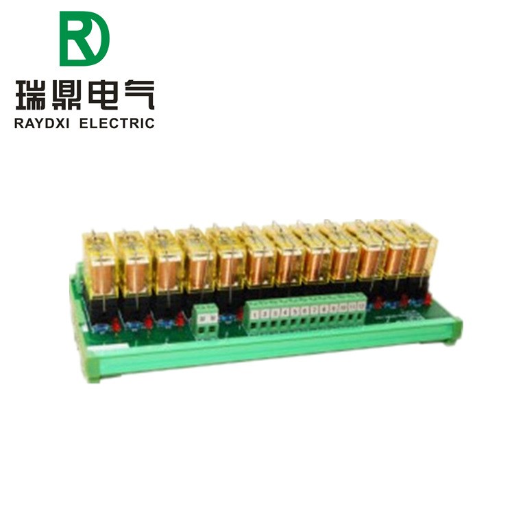 12路IDEC和泉繼電器模組模塊控制板放大板輸出板RJ1V-CH 16A