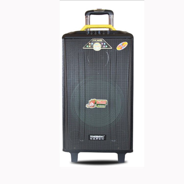 特美聲QX1014廣場舞音箱拉桿大功率藍牙戶外10吋移動重低音電瓶音