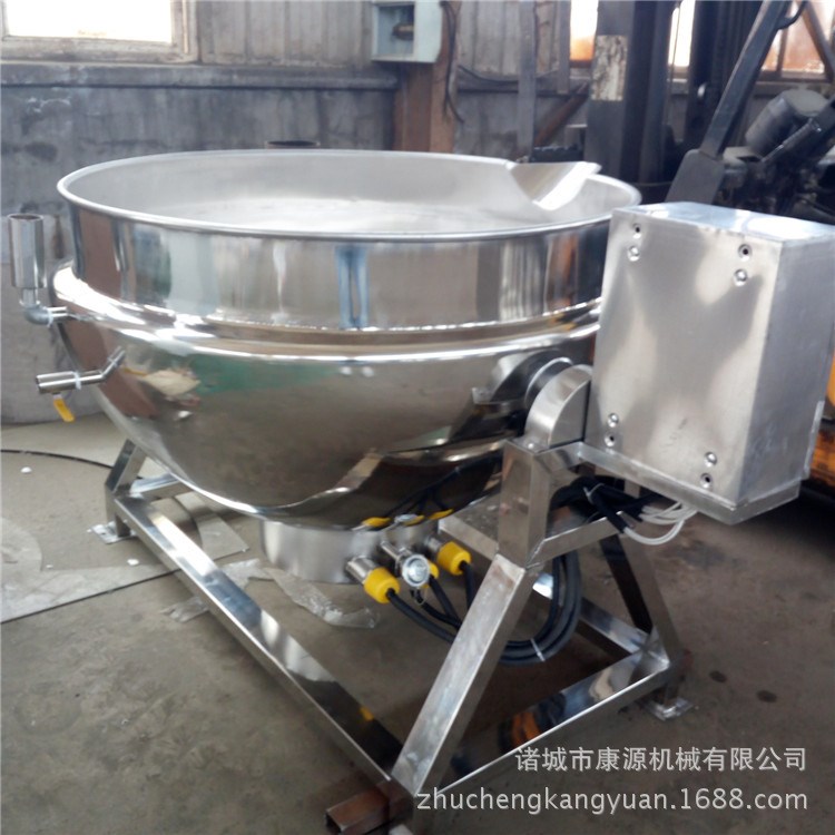 廠家直銷 蒸煮攪拌月餅餡料蒸煮煎炸 燃氣加熱 智能溫控