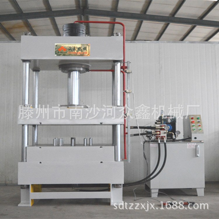 供 滕州眾鑫新型YQ32-315噸四柱液壓拉伸機 液壓墊拉伸四柱液壓機