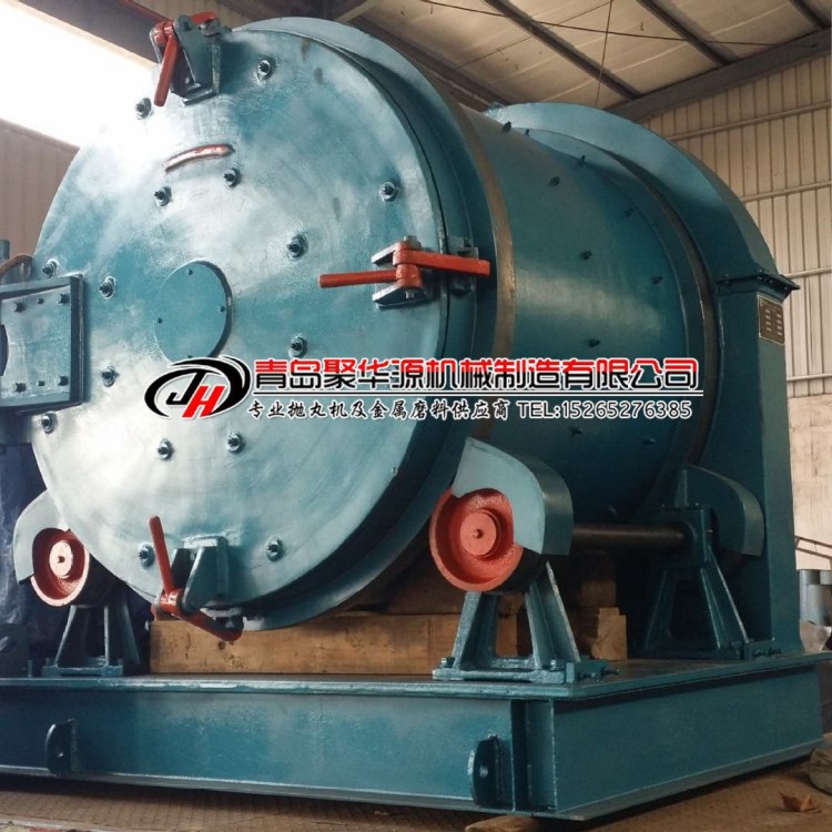 小型滾筒式拋丸機q3110山東廠家現貨小型拋丸機除銹清理打磨設備