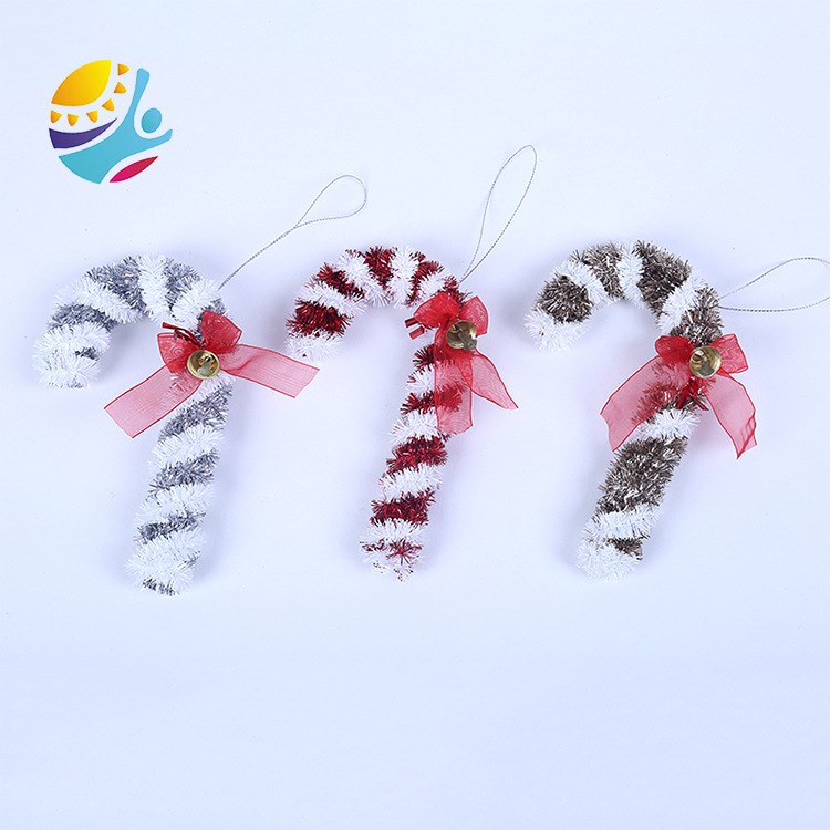 創(chuàng)意圣誕樹裝飾工藝品 立體小掛件 外貿(mào)圣誕塑料拐杖生產(chǎn)廠家批發(fā)