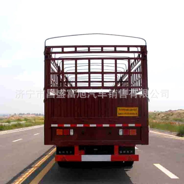 廠家出售掛車 定做倉欄掛車 低平板半掛 運輸車