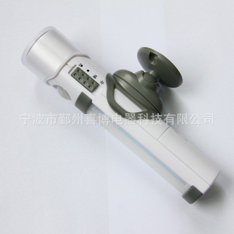 廠商直供夜行手電筒多檔led電池手握式電筒人體感應多功能手電筒