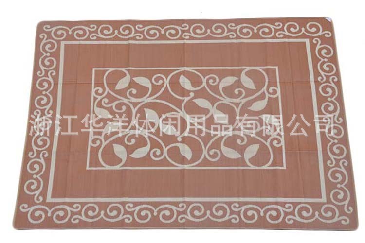 廠家批發(fā)房車地墊PP管雙層編織花園地墊防老化防潮定制庭院草坪坐