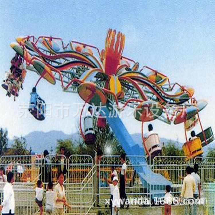 萬(wàn)達(dá)游樂(lè)設(shè)備廠直銷雙人飛天 新型游樂(lè)設(shè)施