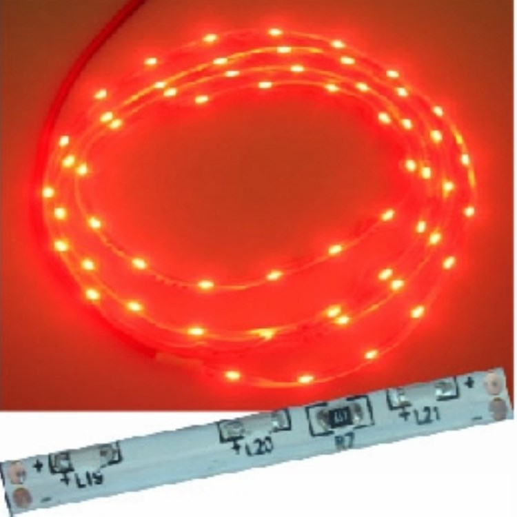 315側(cè)發(fā)光系列LED軟燈條-5mm寬12V每米120燈珠裸板不防水