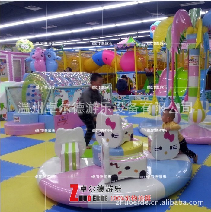 廠家直銷室內(nèi)兒童樂園 淘氣堡配件 電動動物轉(zhuǎn)馬 旋轉(zhuǎn)木馬