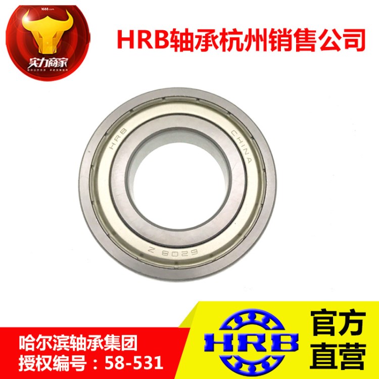 HRB 哈爾濱軸承6232MZZ 2RS 2RZ軸承尺寸160*290*48杭州直銷