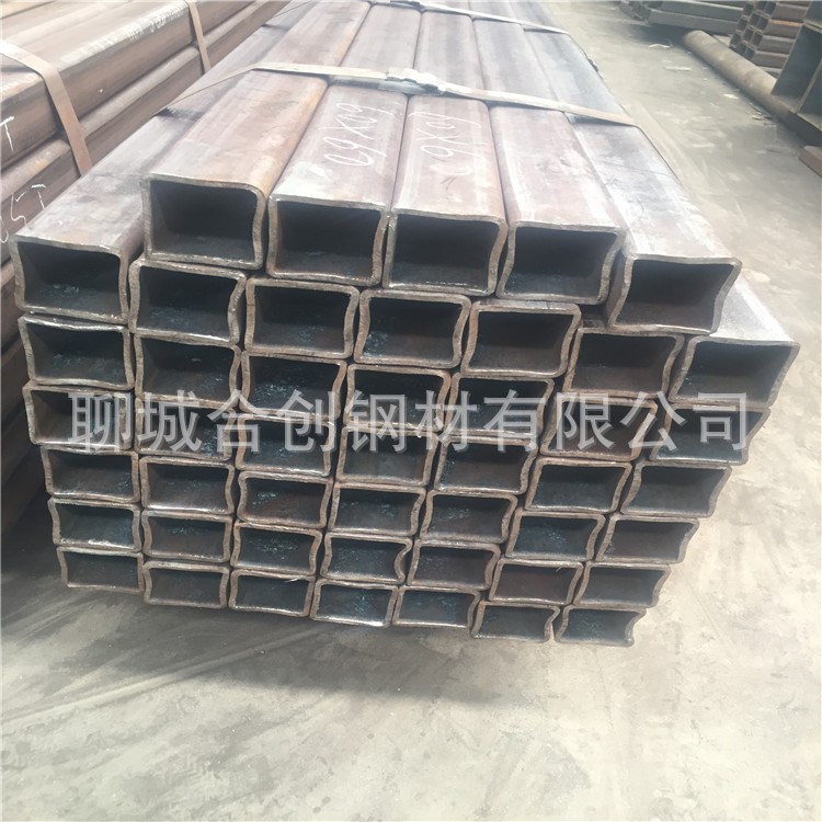 現貨供應q235b矩形方管 鐵通厚壁空心矩形方管 小口徑矩形黑方鋼