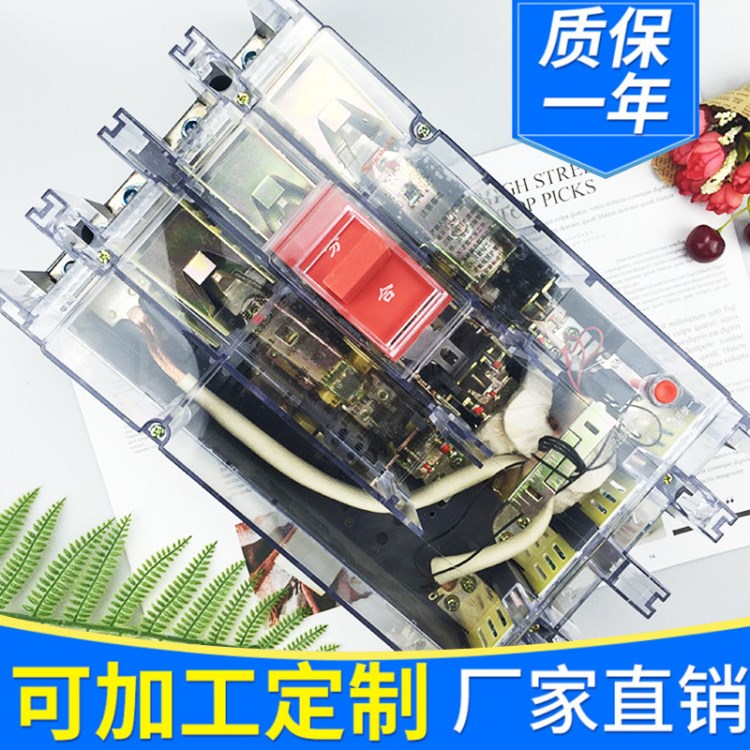 廠家直銷 漏電保護(hù)開關(guān)器 家用塑料透明殼小型斷路器 低壓斷路器