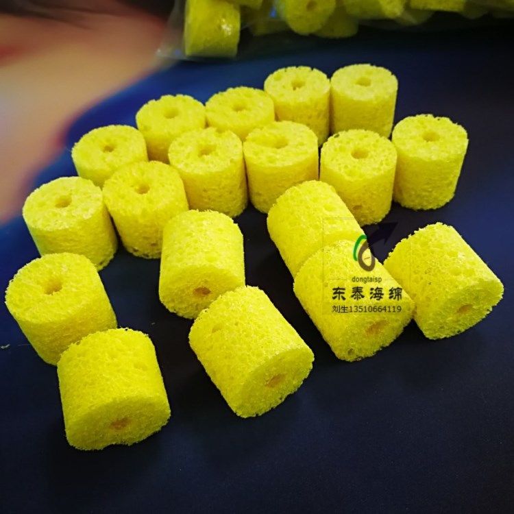 黃色壓縮洛鐵海綿 耐高溫吸水膨脹木漿棉 單個(gè)OPP袋包裝吸水海綿