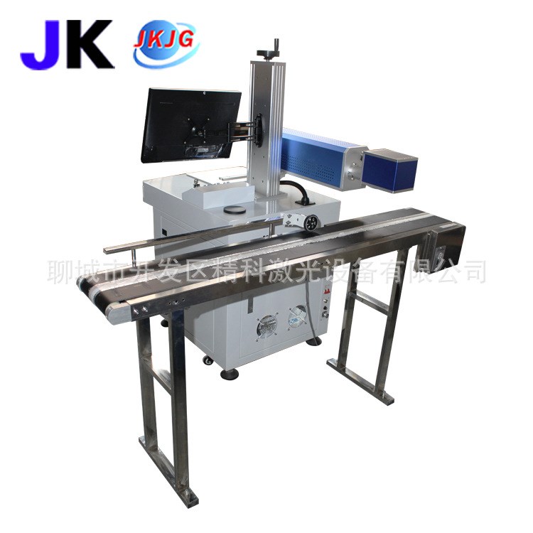 精科流水線打標(biāo)機銘牌30W二氧化碳打標(biāo)工業(yè)臺式小型工藝雕刻定制