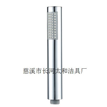 酒店家用淋浴單功能手持電鍍圓棒花灑噴頭塑料花灑ABS花灑