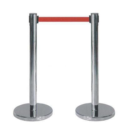 厂家直销移动式伸缩户内软质遮拦不锈钢围栏警示带隔离防护带