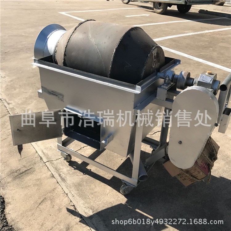 電動(dòng)炒貨機(jī)小型滾筒式炒貨機(jī)花生干貨機(jī)器電加熱商用立式炒貨機(jī)