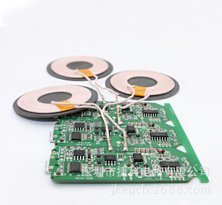 手機(jī)無線充電器PCBA電路板QI無線充電器發(fā)射模塊KB玻纖線路板加工