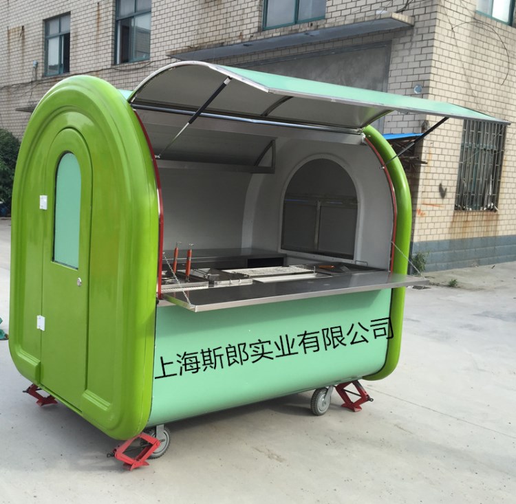 工廠直銷多功能早餐車 美味小吃車 煎 炸 煮 一體車可定做